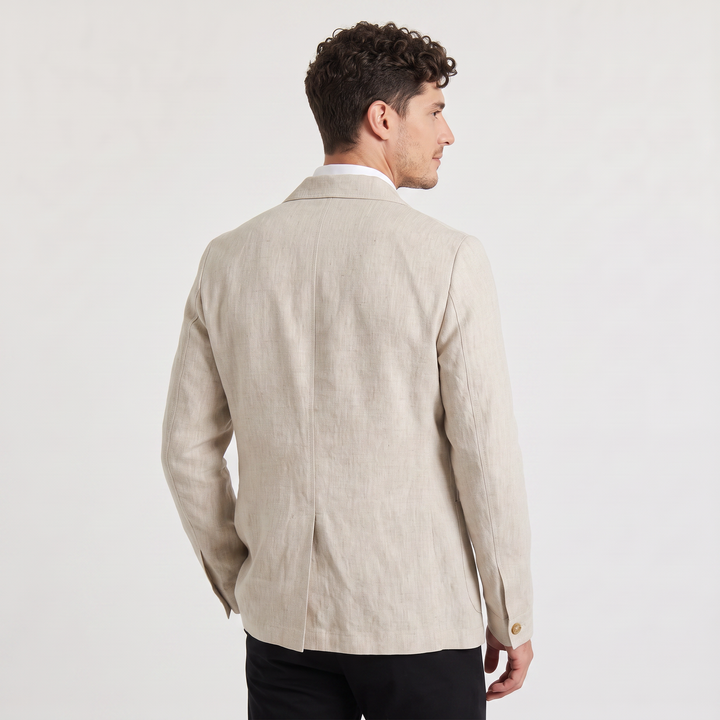 Men's Casual Linen Leisure Blazer Jacket