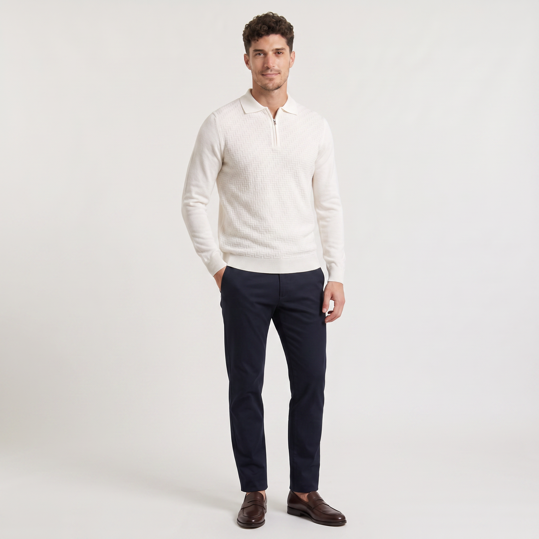 Men's Classic Merino Wool Slim-Fit Jumper