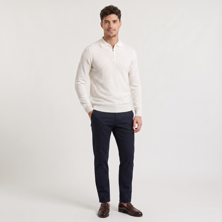 Men's Classic Merino Wool Slim-Fit Jumper