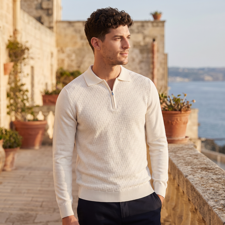 Men's Classic Merino Wool Slim-Fit Jumper